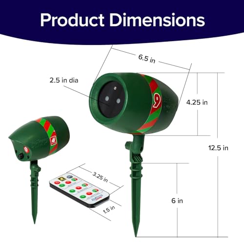 Outdoor Christmas Laser Projector with Remote, 2 Pack W145