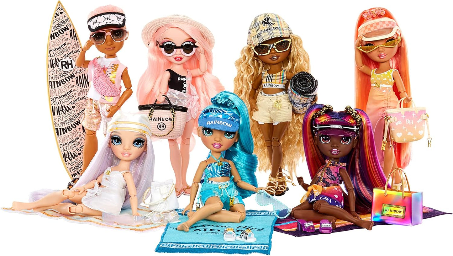 Pink Fashion Doll with 2 Designer Outfits and Pool Accessories N518147