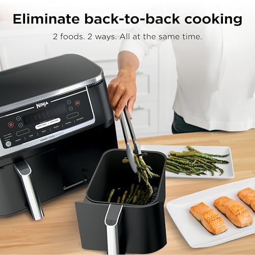 10QT 6-in-1 DualZone Air Fryer with 2 Independent Baskets X511450