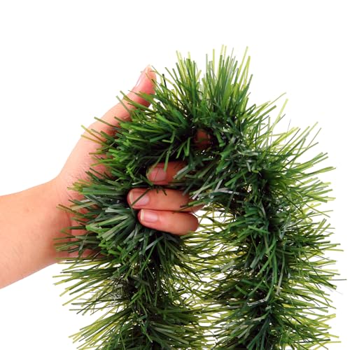 Christmas Garland 50ft Greenery Tinsel for Tree Stairs Railing R718932