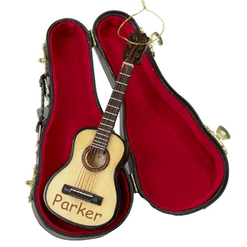 Acoustic Guitar Christmas Ornament with Case K615657