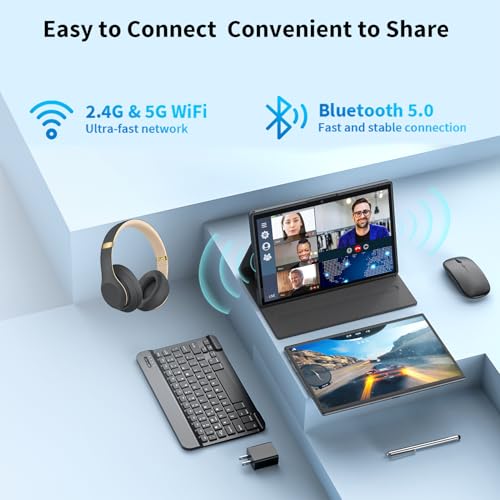 10 inch Android Tablet with Keyboard, 12GB RAM 128GB ROM, 8000mAh O5731