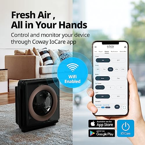 HEPA Air Purifier with Air Quality Monitoring and Auto Mode H968730