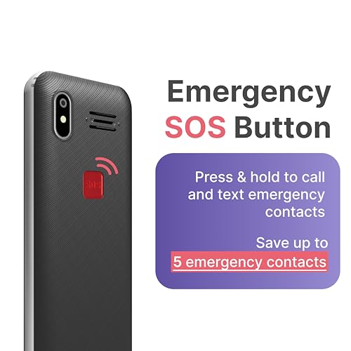 Large Button 4G Cell Phone for Seniors with 6-Month Plan Q92274