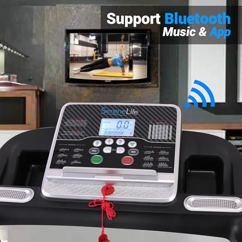 Folding Treadmill with LCD for Walking and Running O8448