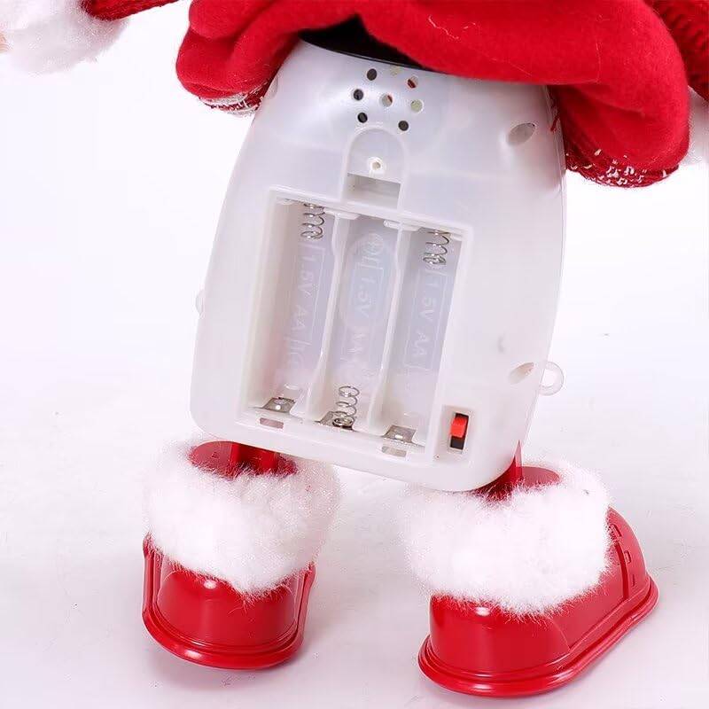 Christmas Santa Red White Singing Dancing Decoration for Home Table Shelf V210