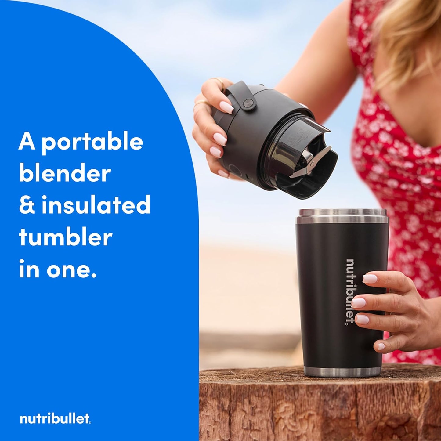 Portable Blender with Tritan Cup, Black W666
