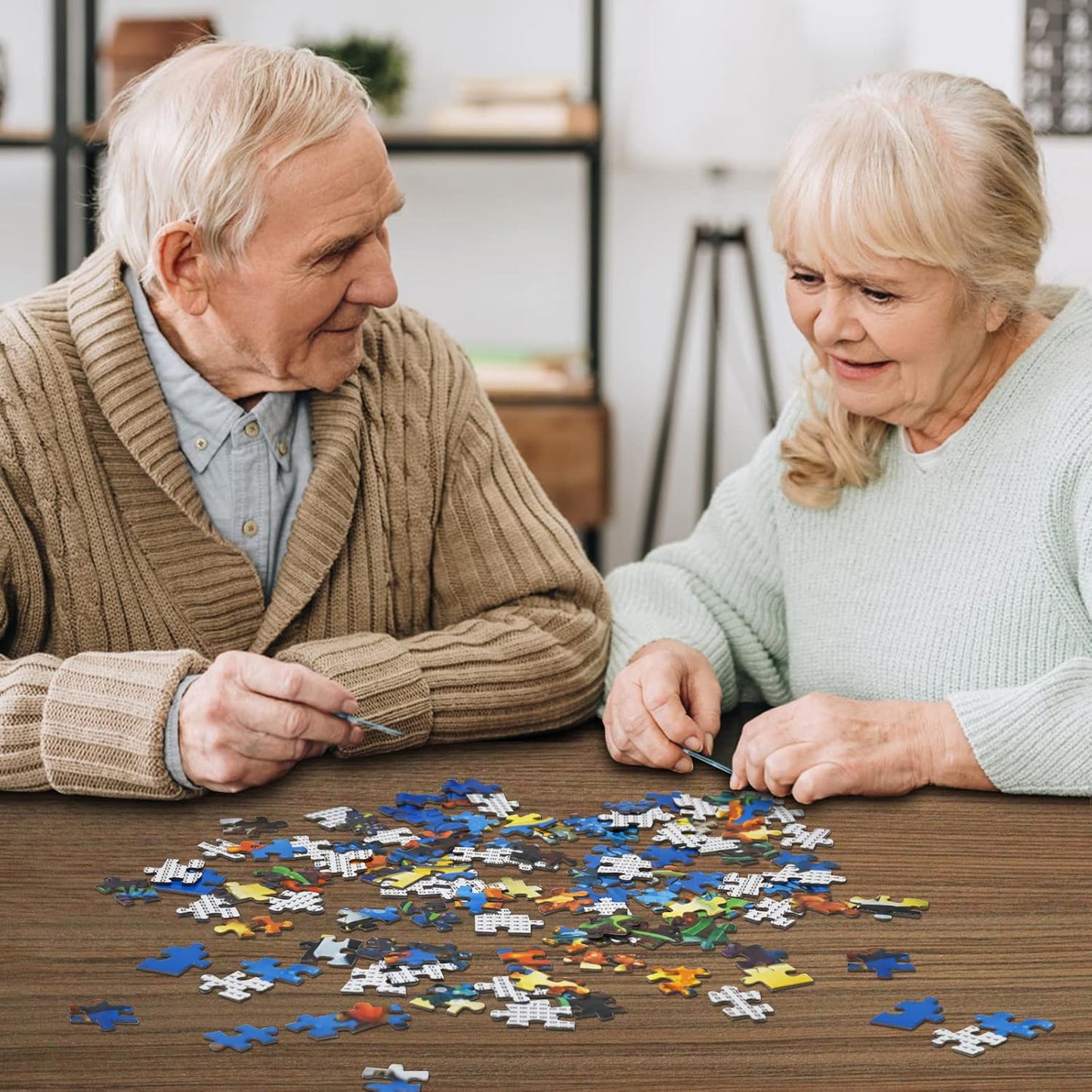 Jigsaw Puzzles for Adults 1000 Pieces, Panda Design, Home Decor Gift K7363