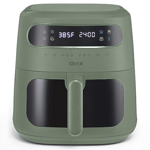 8 QT Digital Air Fryer with Touch Screen and TurboCrisp Technology F231