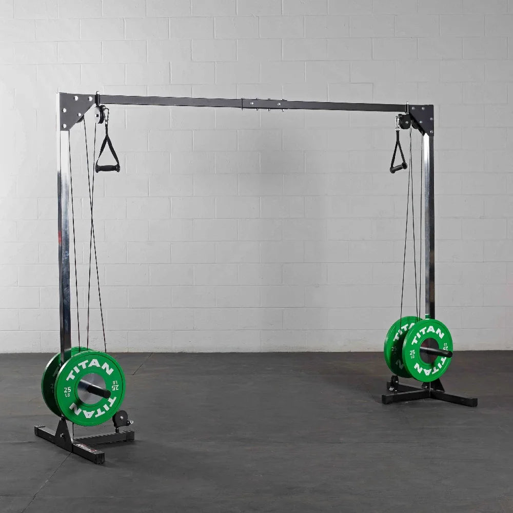 Cable Crossover Machine, 440 LB, Upper Body Strength Training O644