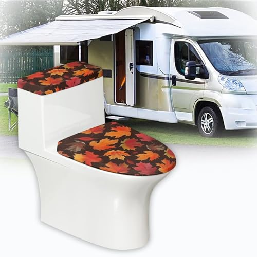 Christmas Toilet Lid and Tank Cover Set for Bathroom Decor Q334993