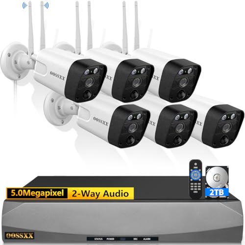 Outdoor Wireless Security Camera System with Two-Way Audio and PIR Detection X6025