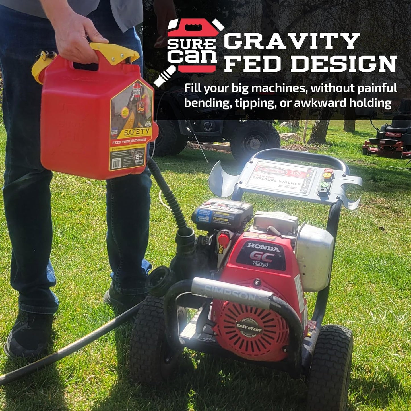2 Gallon Type-II Safety Container with Rotating Spout N980325