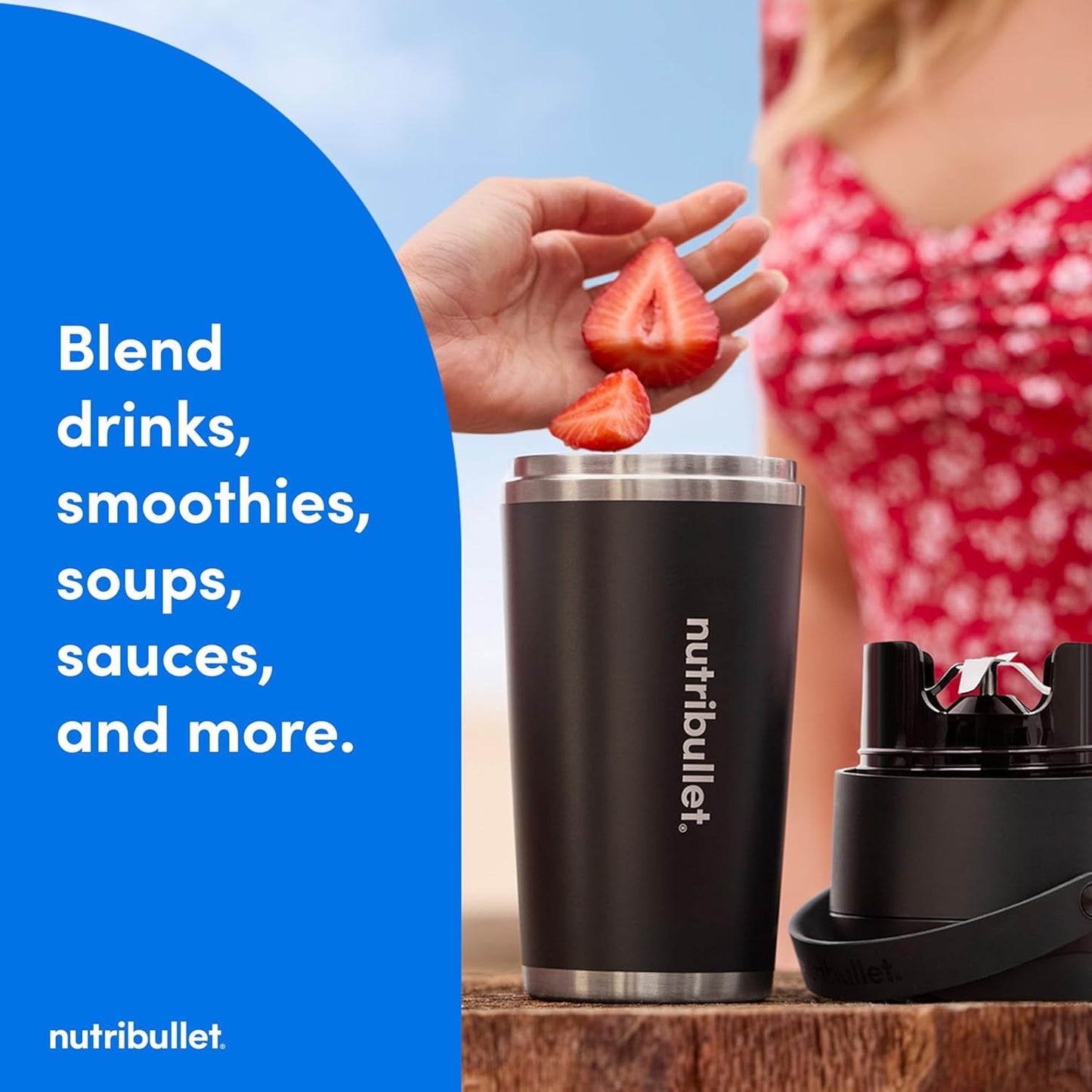 Portable Blender with Tritan Cup, Black W666