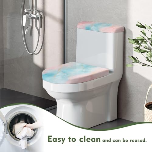 Christmas Toilet Lid and Tank Cover Set for Bathroom Decor Q334993