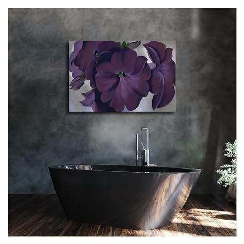Petunias 1925 Canvas Print Wall Art Decor 12x18inch Unframed S77835