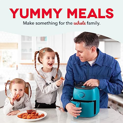 Electric Air Fryer Oven, 2.6 Qt., Grey, Compact, Auto Shut Off, 1000-Watt L764