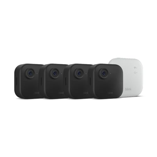 Wireless security camera system with two-year battery, 4x coverage, 2-camera set X2459