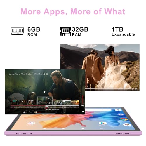 Tablet 10 Inch with Keyboard, Mouse, Case, Stylus, 8GB RAM 64GB ROM K197839