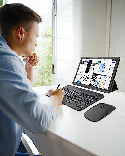 10 inch Android Tablet with Keyboard Case, Mouse and Stylus S658