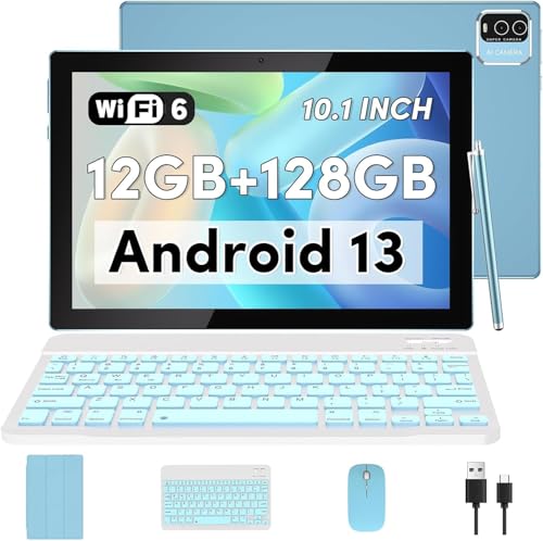 10 Inch Android Tablet with Keyboard Case Mouse Stylus S54567
