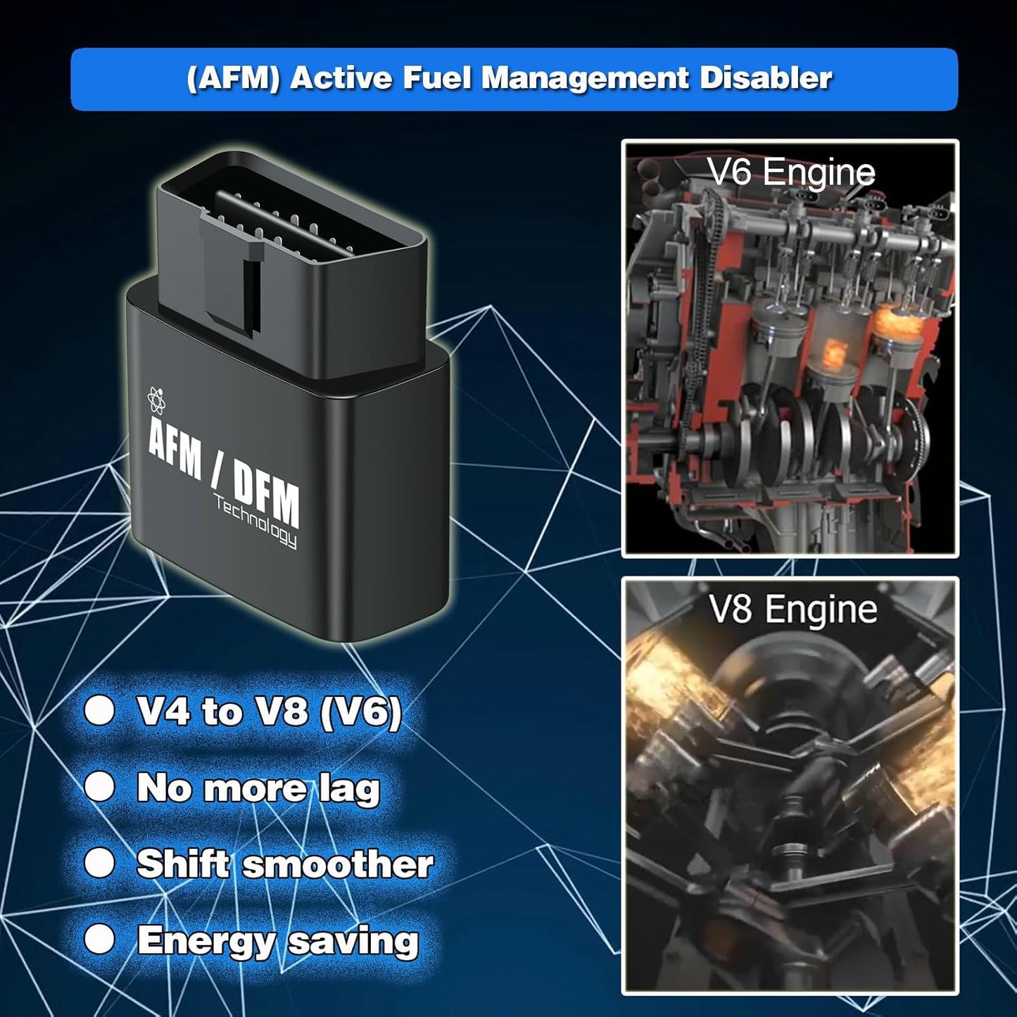 AFM DFM Disabler Device for GM V6 V8 Trucks A8395