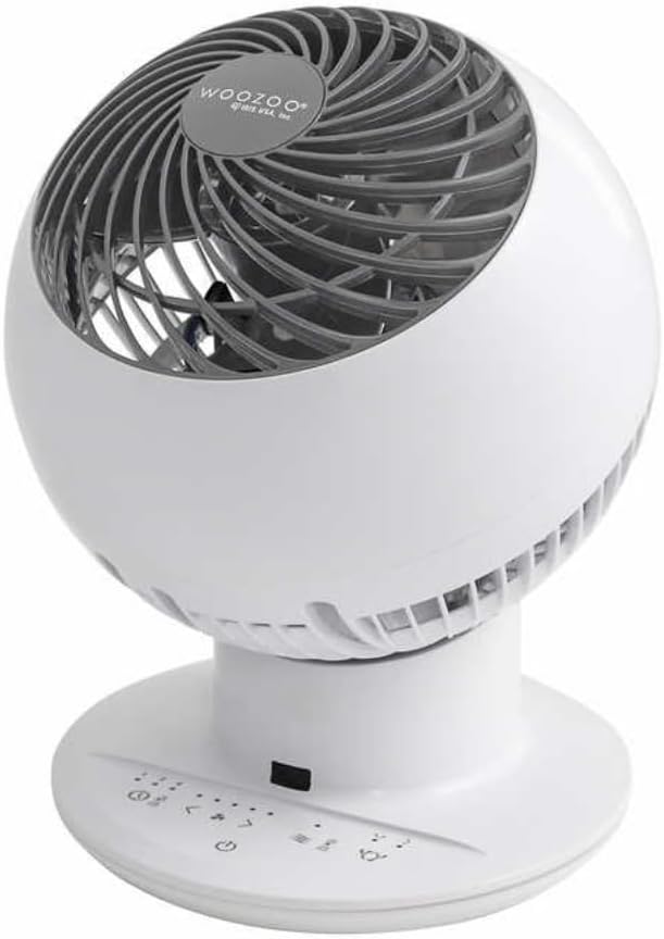Globe Multi-Directional 5-Speed Oscillating Fan, Small, White T19729