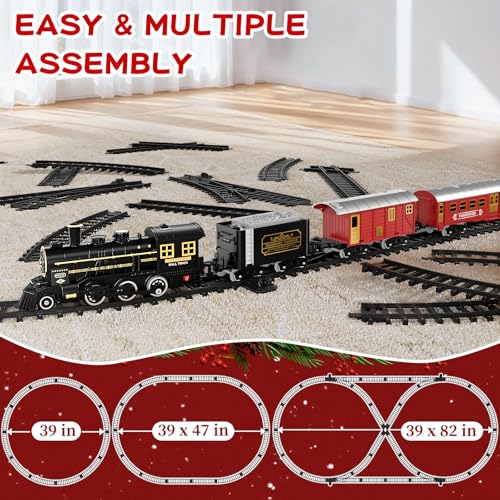 Electric Train Set for Kids with Lights and Sounds H492