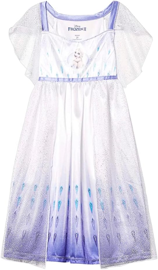 Disney Girls' Frozen 2 Fantasy Gown Nightgown, BEAUTIFUL EPILOGUE, 8