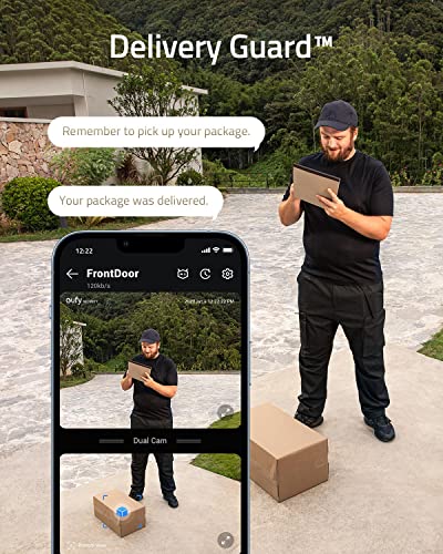 Video Doorbell Wired with Chime, Dual Cam, 2K HDR, Motion Alert O333551