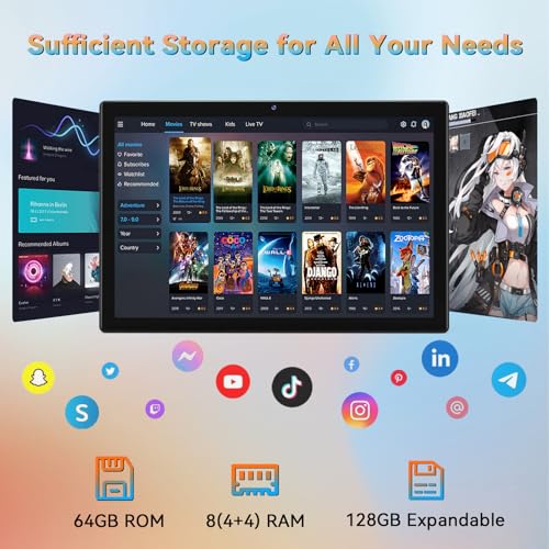 10.1 Inch Android 14 Tablet Octa-Core 64GB ROM 8GB RAM Z424