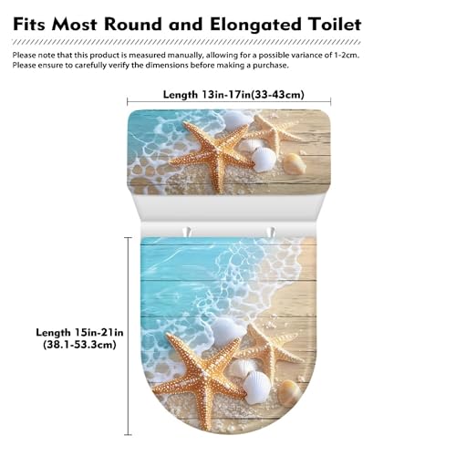 Christmas Toilet Lid and Tank Cover Set for Bathroom Decor Q334993