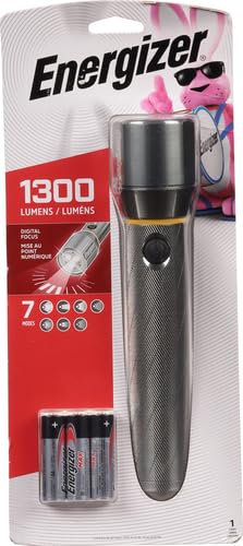 LED Metal Flashlight, 1300 Lumens E71831