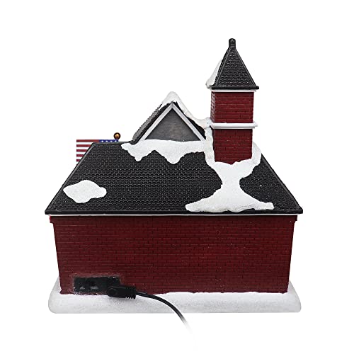 Lighted Musical Snow Village with Animated Kids Sledding A910926