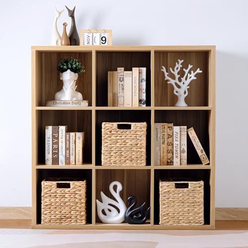 Water Hyacinth Storage Baskets for Cube Storage, Set of 3 V389597