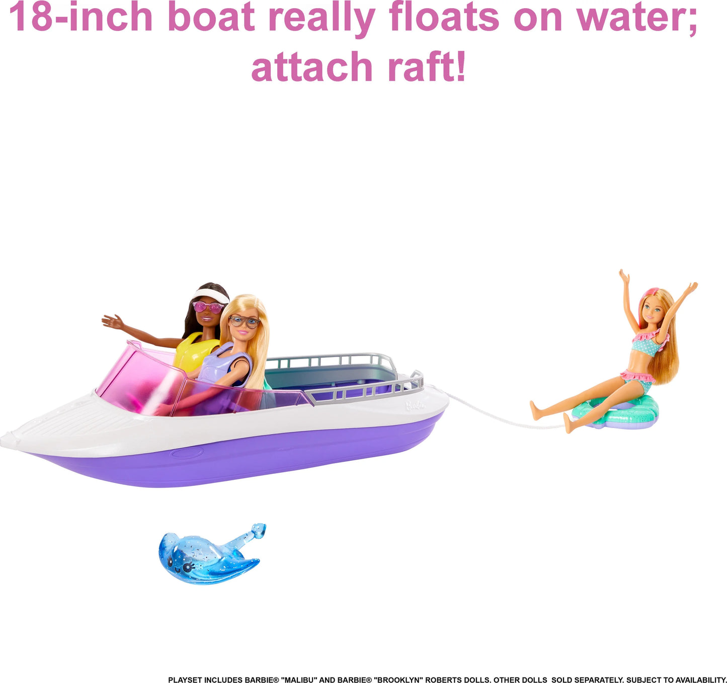 Mermaid Dolls with Boat Playset and Ocean Accessories N78414