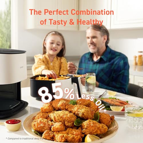 Air Fryer 9-in-1, Compact 5QT, Nonstick Dishwasher-Safe Basket, Gray R3973
