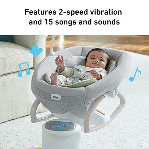 Versatile Baby Swing & Portable Rocker with Removable Rocker Q306
