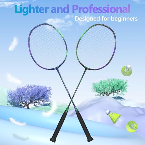 Carbon Fiber Badminton Racket for Backyards Gym R793437