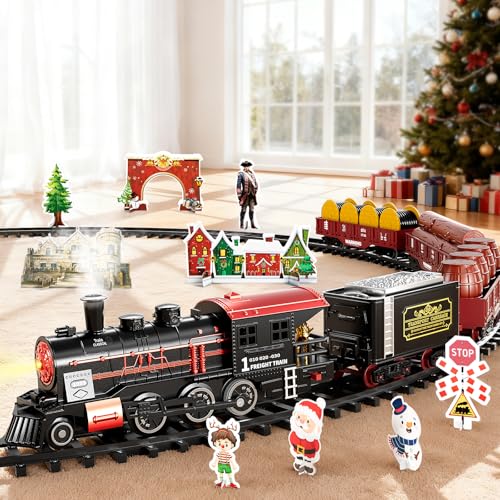 Electric Train Set for Kids with Lights and Sounds H492