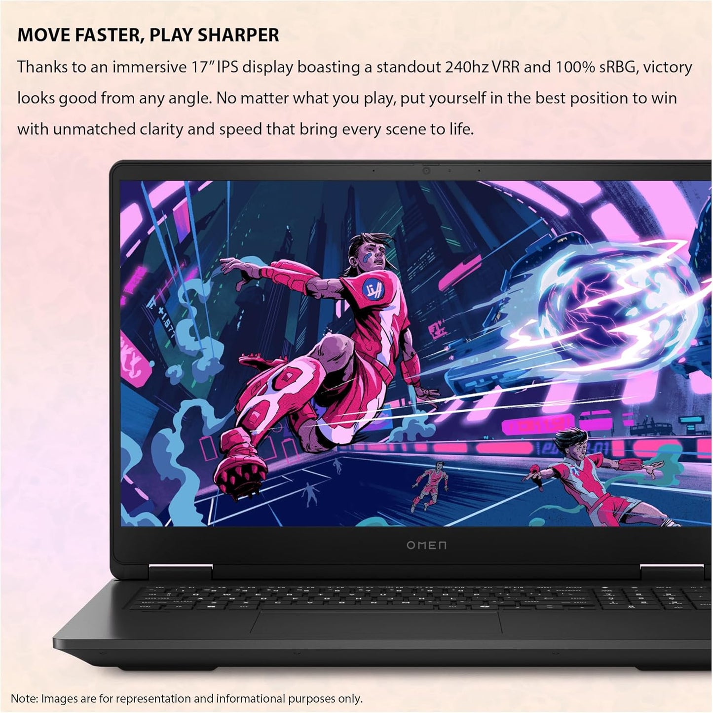 Gaming Laptop, 17.3" QHD, RTX 4070, 64 GB RAM, 2 TB SSD P357303