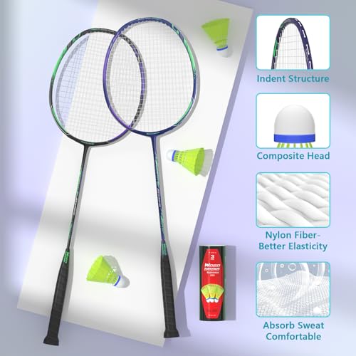 Carbon Fiber Badminton Racket for Backyards Gym R793437