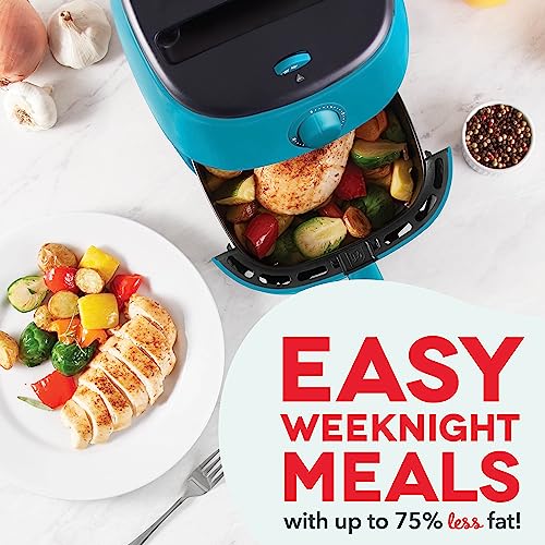 Electric Air Fryer Oven, 2.6 Qt., Grey, Compact, Auto Shut Off, 1000-Watt L764