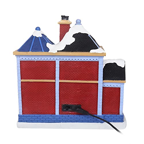 Lighted Musical Snow Village with Animated Kids Sledding A910926