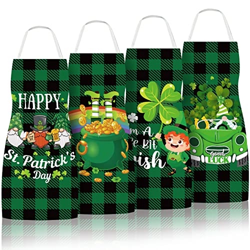 Christmas Aprons Pink Xmas Tree Santa Deer Buffalo Plaid Adjustable Kitchen Cooking B960408
