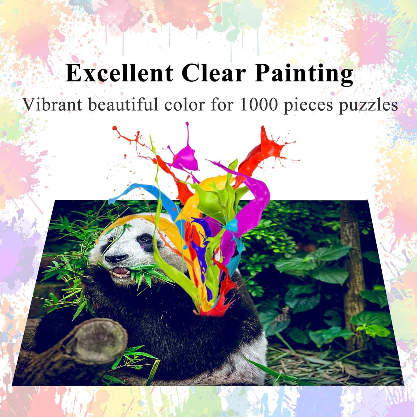 Jigsaw Puzzles for Adults 1000 Pieces, Panda Design, Home Decor Gift K7363