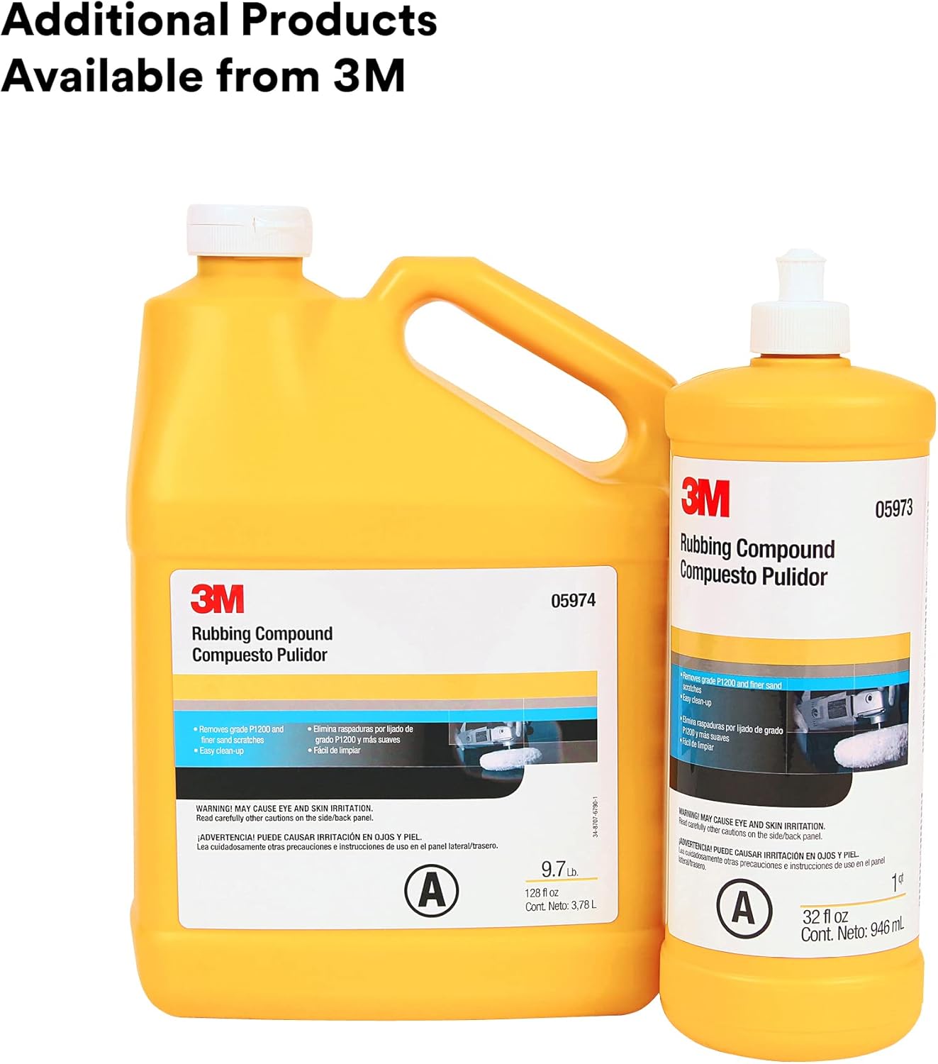 Rubbing Compound, Liquid Formula, 1 qt T7064