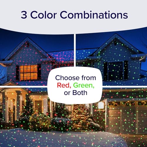 Outdoor Christmas Laser Projector with Remote, 2 Pack W145