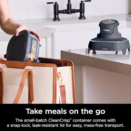 Air Fryer with Glass Containers, 4 QT & 6 Cup, Dishwasher Safe Y888