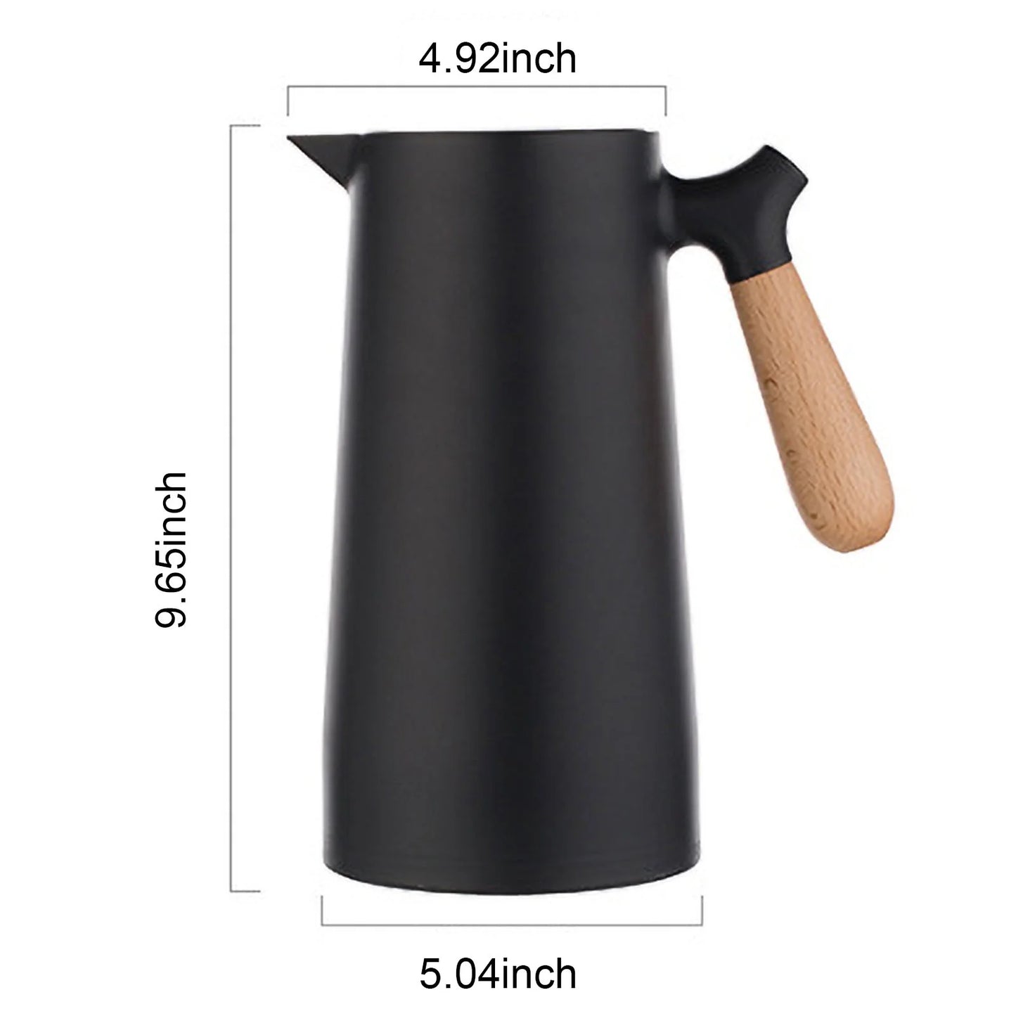 Double Wall Glass Liner Thermal Coffee Carafe X3493